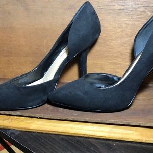 Jessica Simpson Black Suede high heel pump
